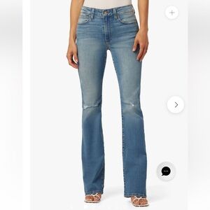 Joe's Jeans HIGH RISE CURVY BOOTCUT // DESTRUCTED HEM // ROSSELLINI